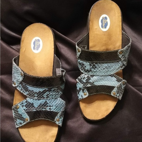 Dr,Comfort Animal Print Sandals Size 8 - Picture 2 of 5